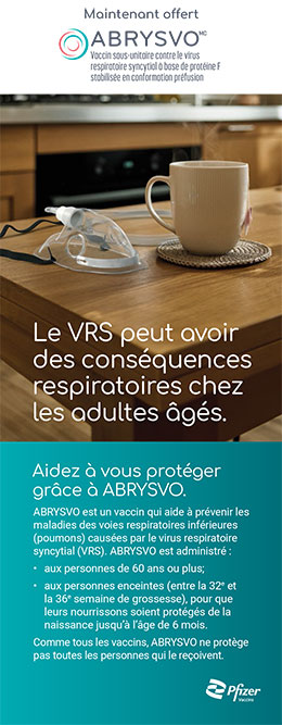 Abrysvo est un vaccin contre le virus respiratoire syncytial (VRS)