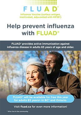 Brochure cover for FLUAD Patient Information