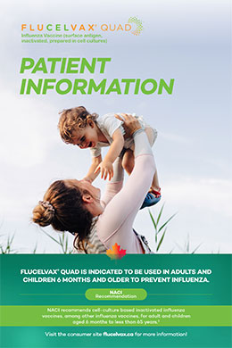 Brochure cover for FLUCELVAX® QUAD