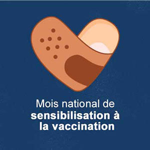 Mois national de sensibilation à la vaccination Banner