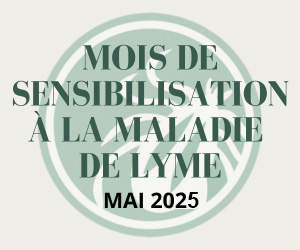 Mois de sensibilisation à la maladie de Lyme Banner